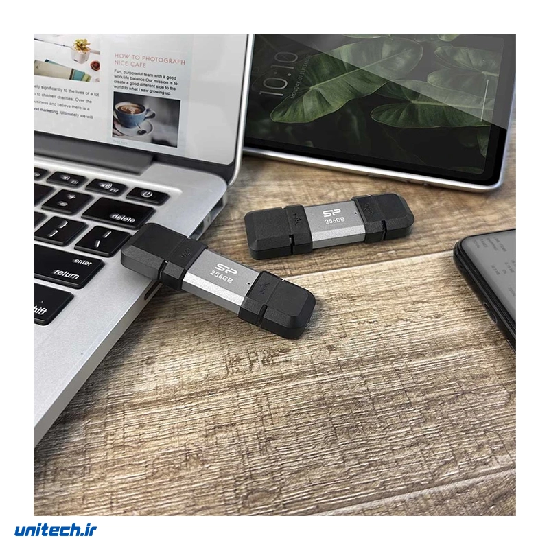 فلش مموری USB 3.2 سیلیکون پاور مدل C51 ظرفیت 256 گیگابایت5